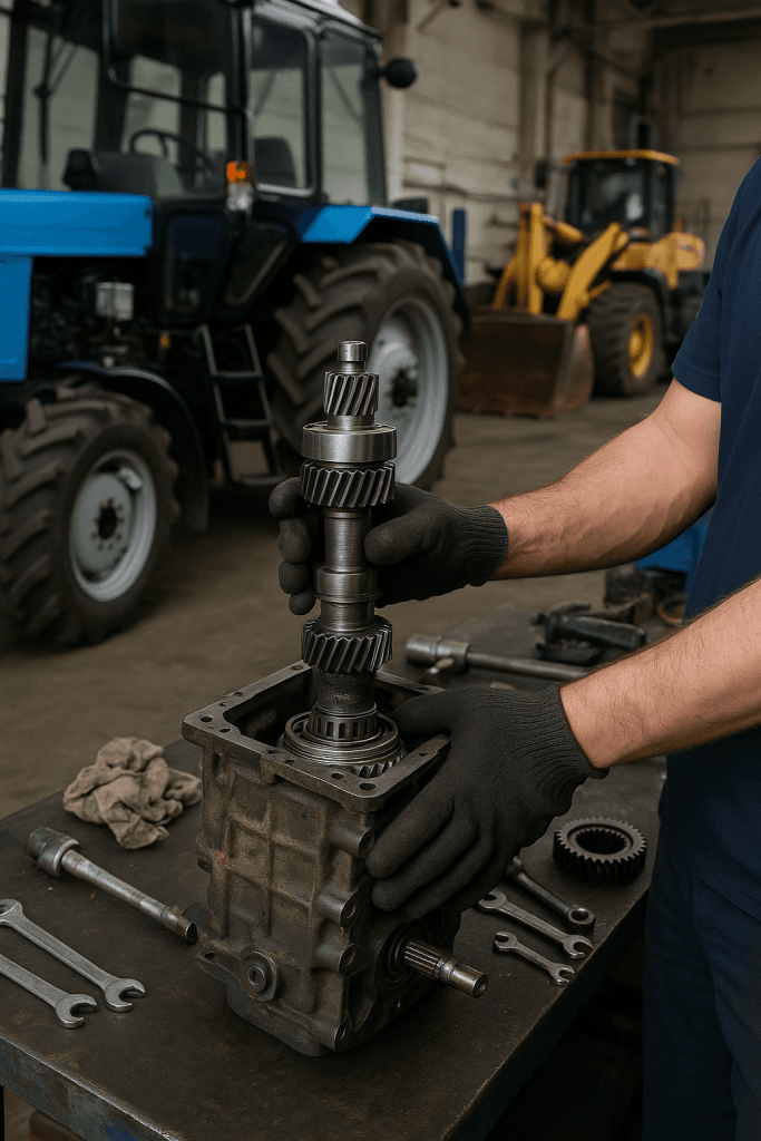 Профессиональный ремонт КПП МТЗ и Амкодор: текущий и капитальный ремонт коробок передач трактора, стендовые испытания, ремфонд, выезд по Беларуси. Гарантия.