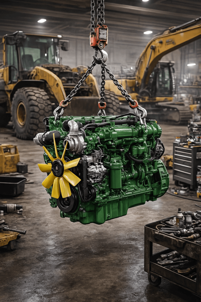 Профессиональный ремонт двигателя John Deere (Джон Дир): диагностика, капитальный ремонт PowerTech (4045, 6068, 6125 и др.), стендовые испытания ТНВД/турбин, ремфонд. Выезд и цех по Беларуси.