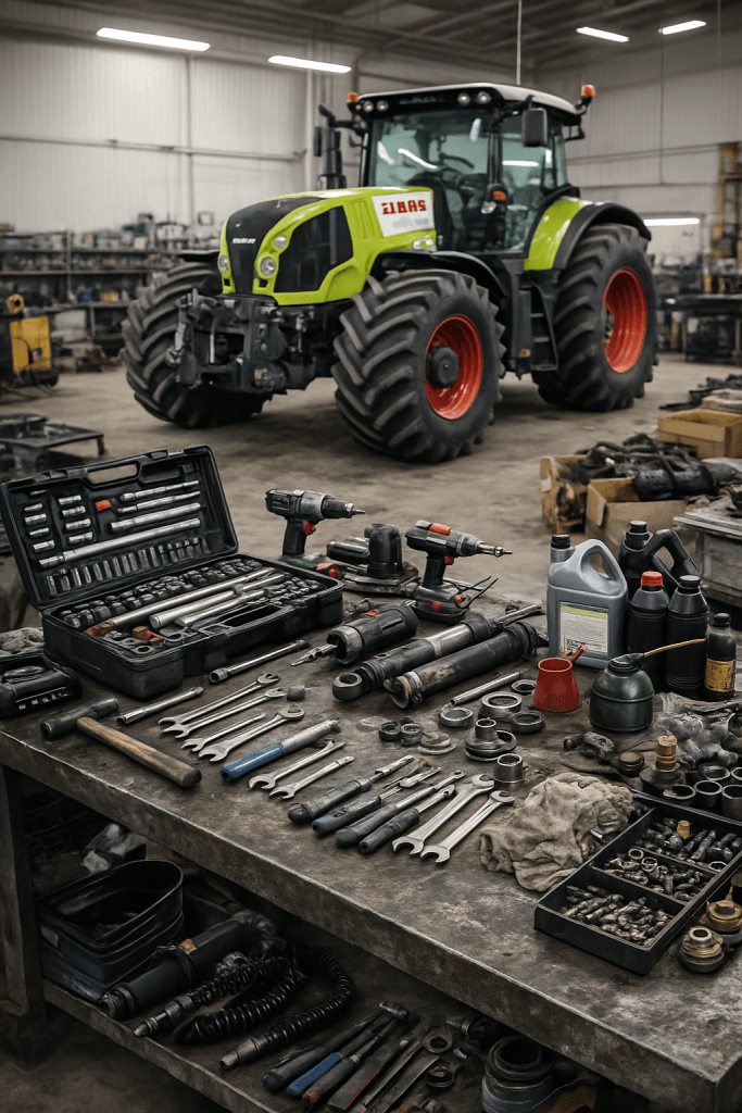 Профессиональный ремонт тракторов CLAAS (Arion, Axion, Xerion): выездная диагностика, ремонт двигателей, КПП, гидравлики, стендовые испытания. Оригинальные запчасти и ремфонд.