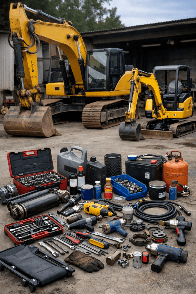 Профессиональный ремонт экскаватора, мини-экскаваторов: выездная диагностика, ремонт гидравлики и двигателей, стендовые испытания, ремфонд и гарантия. Работаем с Komatsu, JCB, Hitachi, Volvo, CAT и др. 